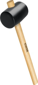 Чёрная резиновая киянка, 450 г, STAYER 20505-65