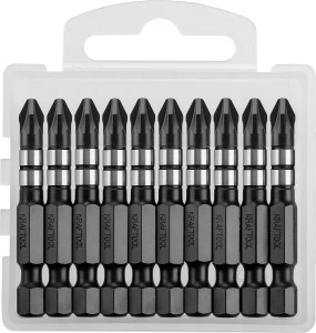 Ударные биты, 50 мм, 10 шт, KRAFTOOL Impact PZ2 26193-2-50-S10