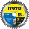 Пильный диск по дереву, 190 x 20/16 мм, 48Т, точный рез, STAYER Expert 3682-190-20-48_z01 — фото 1