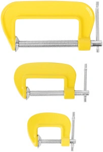 Струбцины тип "G", набор 3 шт. 1", 2", 3" FIT 59231