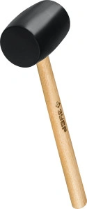 Резиновая киянка, 450 г, чёрная, ЗУБР 2050-65_z02