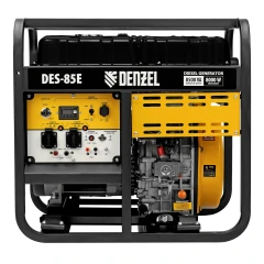 Генератор дизельный DES-85E, 8,5 кВт, 230 В, 16 л, электростартер Denzel 94415