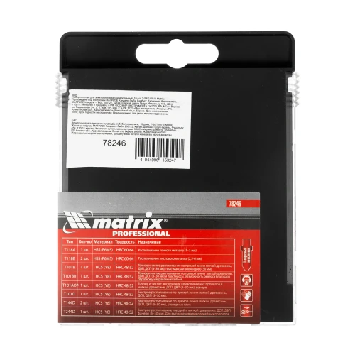 Набор полотен для электролобзика универсальный, 10 шт, T-SET1001 Matrix 78246 — фото 12