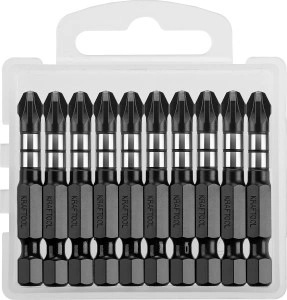 Ударные биты, 50 мм, 10 шт, KRAFTOOL Impact PZ3 26193-3-50-S10
