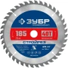 Пильный диск по строительной древесине, 185 х 20 мм, 40Т, ЗУБР Стройрез 36931-185-20-40 — фото 1