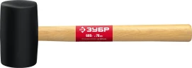 Резиновая киянка, 680 г, чёрная, ЗУБР 2050-75_z02 — фото 2