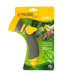 Пистолет-распылитель, 10 режимов полива, эргономичная рукоятка Luxe PALISAD 65184