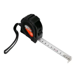 Рулетка Black,3 м х 16 мм,обрезиненный корпус Matrix 31013