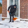 Лопата для уборки снега поликарбонат, 465х410х1390 мм, стальной черенок, усиленная СИБРТЕХ 61655 — фото 9
