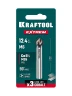 Зенковка, d 12.4х8х56 мм, Z3, 90°, сталь M35, U-образная спираль, KRAFTOOL EXTREME Со5-А 29734-6 — фото 2
