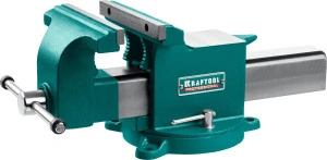 Стальные слесарные тиски, 200 мм, KRAFTOOL STEEL 32701-200