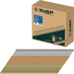 Реечные гвозди рифленые оцинкованные, SN34 (D34) 75 х 2.8 мм, 4000 шт, ЗУБР 305399-75