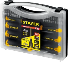Набор отверток с насадками, 27 предм., STAYER Hercules-K27 25827