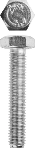 Болт, кл. пр. 5.8, M10 х 55 мм, цинк, 5 кг, ЗУБР ГОСТ 7798-70 303080-10-055 — фото 1