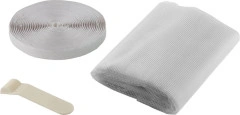 Противомоскитная сетка, белая, для окон, 1.1 х 1.3 м, с крепежной лентой, STAYER Comfort 12480-11-13