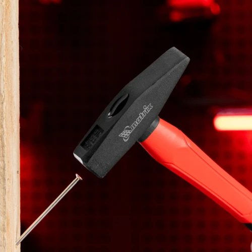 Молоток слесарный optimal, 400 г, фибергласовая обрезиненная рукоятка, квадратный боек Matrix 10368 — фото 10