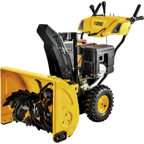 Бензиновая снегоуборочная машина SB 1100 E, 11 л.с, Loncin, с электростартером, фара, обогрев Denzel 97604 — фото 1
