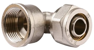 Уголок, 1/2" х 20 х 2.0 мм, ЗУБР цанга-гайка 51410-20-1/2