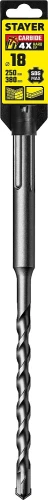 SDS-max бур, 18 x 250/380 мм, STAYER Hercules-4Х 29370-250-18 — фото 2