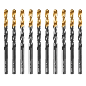 Сверло по металлу, 7 мм, HSS-Tin, Golden Tip, 10 шт. DENZEL 717217