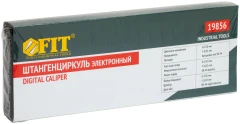 Штангенциркуль метал.нерж. с электронным отсчетом 150 мм/ 0,02 мм FIT 19856