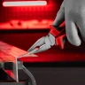 Плоскогубцы Nickel, 180 мм, никелированные, двухкомпонентные рукоятки Matrix 16904 — фото 8