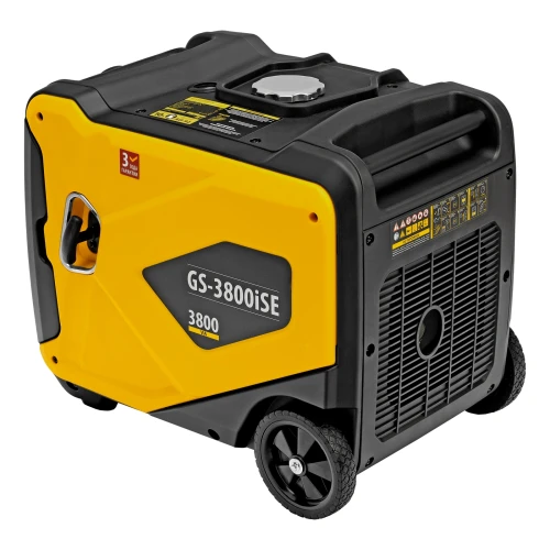 Генератор инверторный GS-3800iSE, 3,8 кВт, 230 В, закрытый корпус,электростартер Denzel 94711 — фото 2