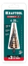 Сверло ступенчатое, COBALT 4-39мм, 14 ступеней, азотирование, винтовая спираль, KRAFTOOL 29691-4-39-14 — фото 2