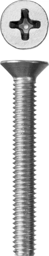 Винт с потайной головкой, кл. пр. 4.8, M4 х 30 мм, цинк, 5 кг, ЗУБР DIN 965 303110-04-030 — фото 1