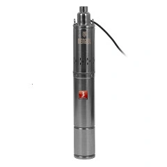 Скважинный насос DWS-4-150, винтовой, диаметр 4", 1300 Вт, 2000 л/ч, напор 150 м Denzel 97254