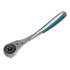 Набор торцевых головок, трещотка 120 зубьев, 1/2", 1/4", CrV, 41 предмет Gross 14143