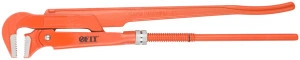 Ключ трубный газовый 90 гр. (тип L), CrV сталь 2" (500 мм) FIT 70403