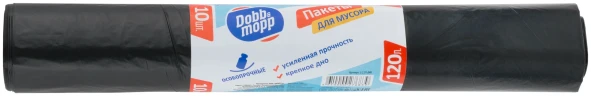 Пакеты 2-х слойные для строительного мусора, 10 шт./уп., 120 л Dobb&Mopp 69216 — фото 3
