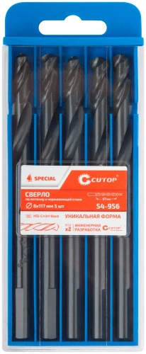 Сверло по металлу Special, HSS-G, 8 х 117/67 мм (5 шт) CUTOP 54-956 — фото 3