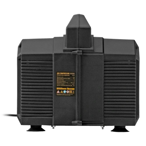 Компрессор DLS750/6 безмасляный малошумный 750 Вт, 140 л/мин,ресивер 6 л Denzel 58019 — фото 6