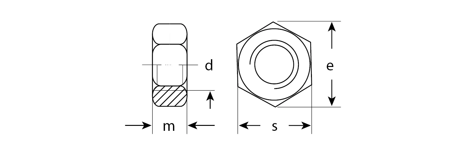 Шестигранная гайка, кл. пр. 6, M4, цинк, 5 кг, ЗУБР ГОСТ ISO 4032-2014 303550-04 — фото 3