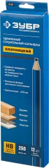 Строительный карандаш плотника, П-СК 250 мм, HB, ЗУБР 6307