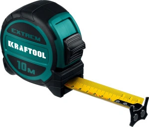 Рулетка со сверх широким полотном, 10 м х 32 мм, KRAFTOOL Extrem 34127-10