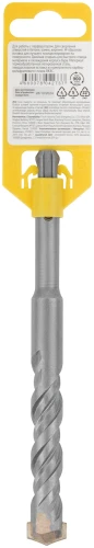 Бур по бетону SDS PLUS, W-образная вставка, двойная спираль, 16 х 160 мм FIT 32812 — фото 4