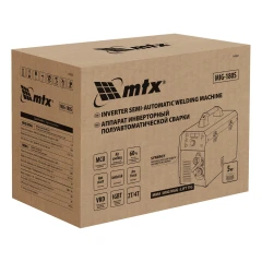 Аппарат инвертор. полуавтомат. cварки MIG-180S, 180A, ПВ 60%, катушка 5 кг MTX 94302