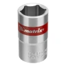 Головка торцевая, 16 мм, шестигранная, CrV, под квадрат 1/2, хромированная Matrix 13116 — фото 1