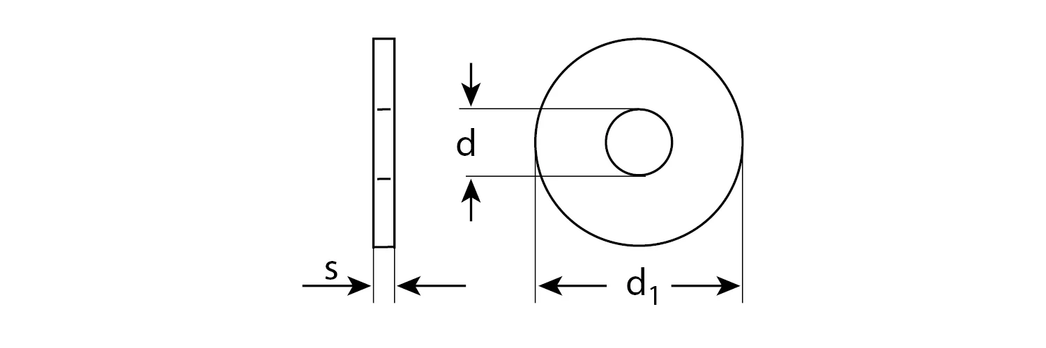 Кузовная шайба, 16 мм, цинк, 5 кг, ЗУБР DIN 9021 303820-16 — фото 3