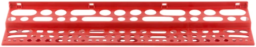 Полка для инструмента пластиковая красная, 96 отверстий, 610х150 мм FIT 65706 — фото 1