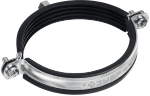 Трубный хомут с гайкой, 4", М8/М10, цинк, 10 шт, ЗУБР 37880-107-116