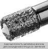 Вакуумная алмазная коронка, d 6 мм, (М14, 15 мм кромка), ЗУБР АВК 29865-06-M14 — фото 3
