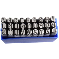 Клейма буквенные латиница 8мм (HRC 60+-2° DIN 1451) JTC-7249