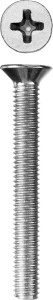Винт с потайной головкой, кл. пр. 4.8, M5 х 40 мм, цинк, 5 кг, ЗУБР DIN 965 303110-05-040