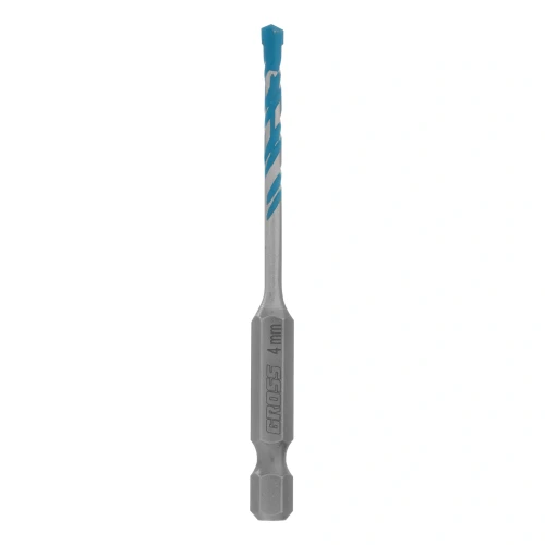 Сверло универсальное, Multipurpose PRO, 6-гр. хвостовик, 4мм Gross 706010 — фото 1