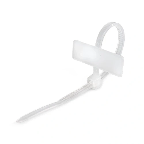 Стяжка нейлоновая (бел) (100шт) КСМ 3x200 Fortisflex 53314 — фото 1