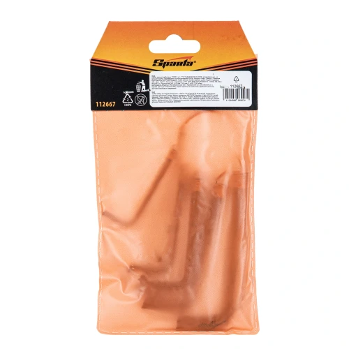 Набор ключей имбусовых Torx 9 шт: T10, 15, 20, 25, 27, 30, 40, 45, 50, оксидированные, на кольце Sparta 112667 — фото 8